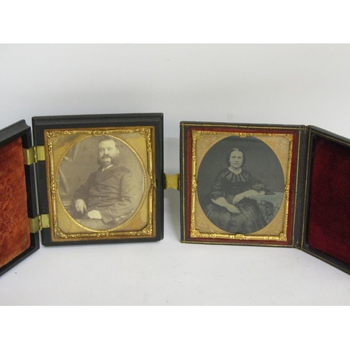 1453 - TWO DAGUERREOTYPE PHOTOS IN FRAMES