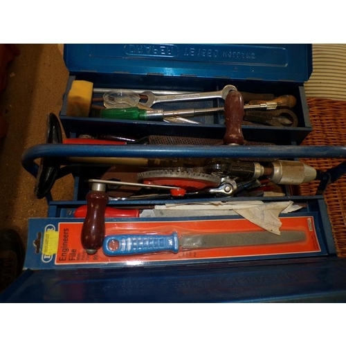 873 - DRAPER TOOL BOX AND CONTENTS