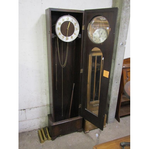 552 - OAK CASED LONG CASED CLOCK