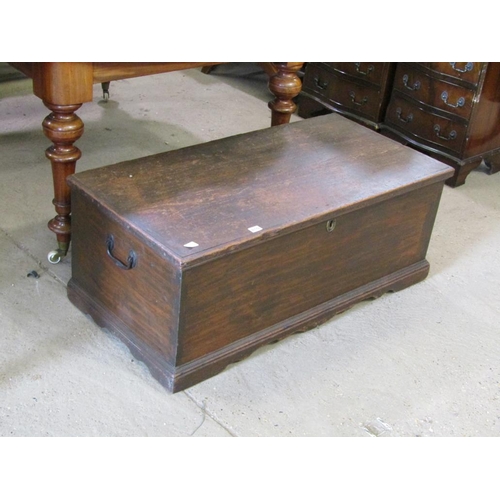 610 - 19c STAINED PINE TRUNK