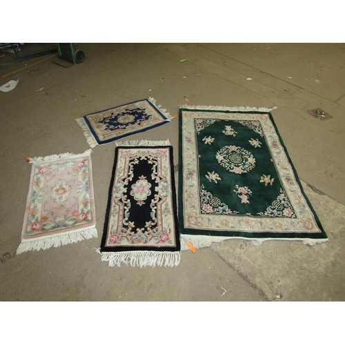 617 - FOUR MISC RUGS