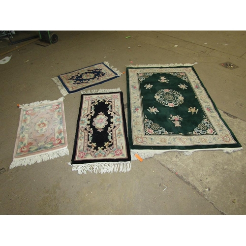 617 - FOUR MISC RUGS