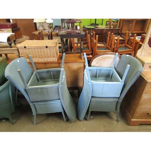 FOUR LLOYD LOOM CHAIRS