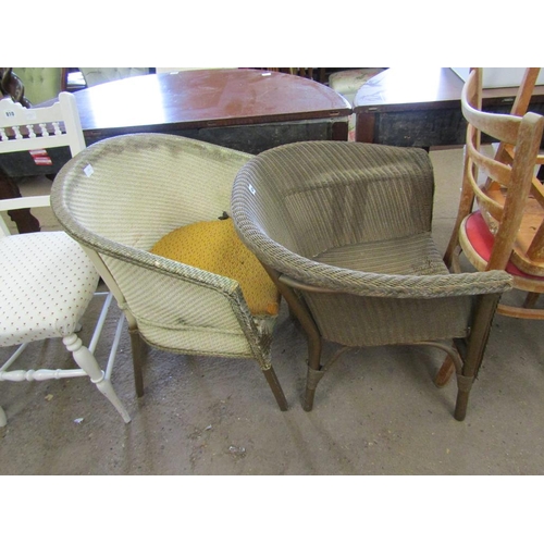 TWO LLOYD LOOM CHAIRS