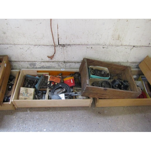 712 - LARGE QTY OF TOOLS, DRILL BITS, NUTS, BOLTS ETC.