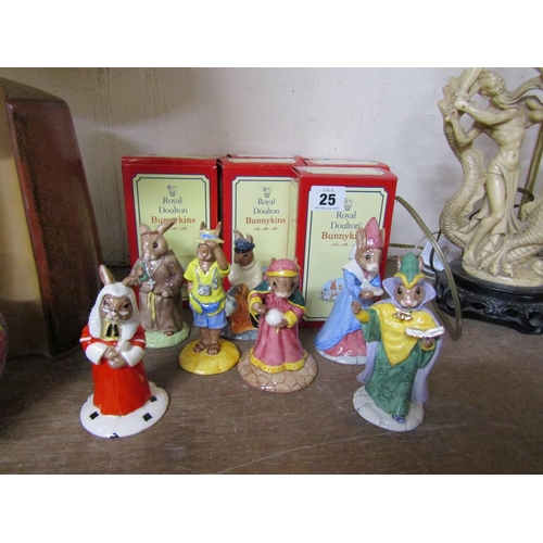 25 - COLLECTION OF ROYAL DOULTON BUNNYKINS  FIGURES