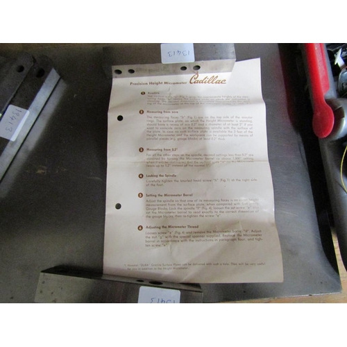 34 - TWO PRECISION HEIGHT MICROMETERS