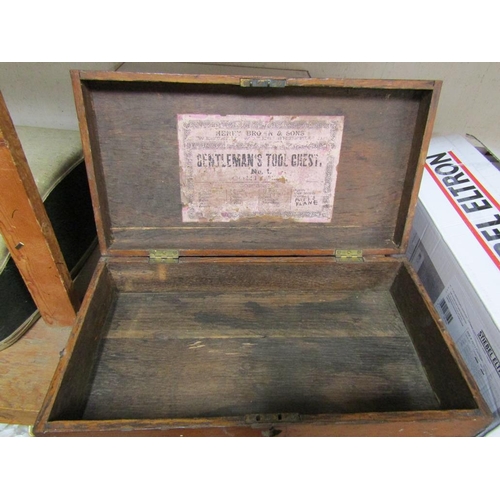 82 - ANTIQUE OAK BOX