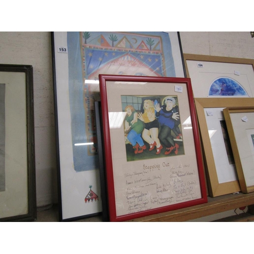 153 - QTY OF FRAMED PRINTS TO INC. BERYL COOK