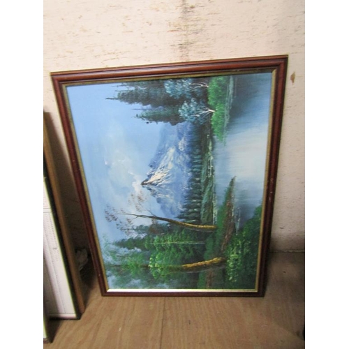 168 - COLLECTION OF FRAMED OILS