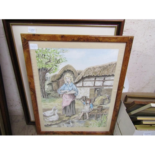 171 - COLLECTION OF FRAMED PICTURES AND PRINTS TO INC. WATERCOLOUR