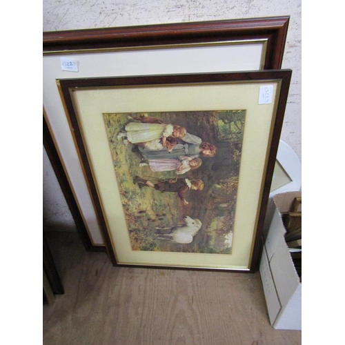 171 - COLLECTION OF FRAMED PICTURES AND PRINTS TO INC. WATERCOLOUR