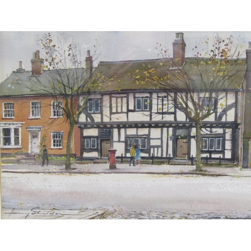 230 - Harry Sheldon - Dean Incents House, late autumn, signed watercolour, framed and glazed, 26cm x 35cm.