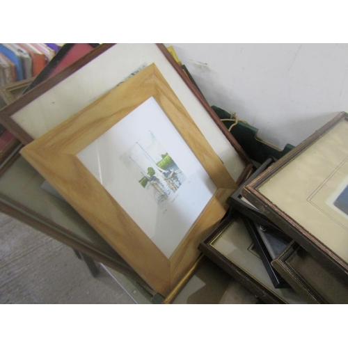 380 - TWO BOXES OF PICTURES, ETCHINGS AND PRINTS