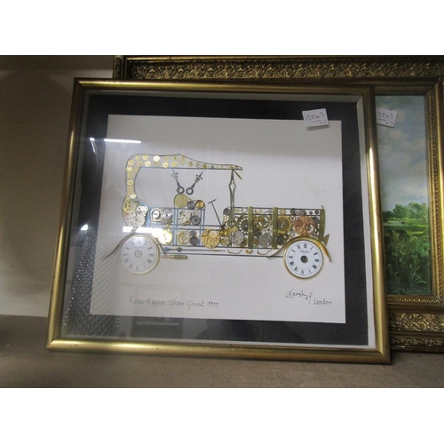 408 - ROLLS ROYCE SILVER GHOST PICTURE AND PRINTS