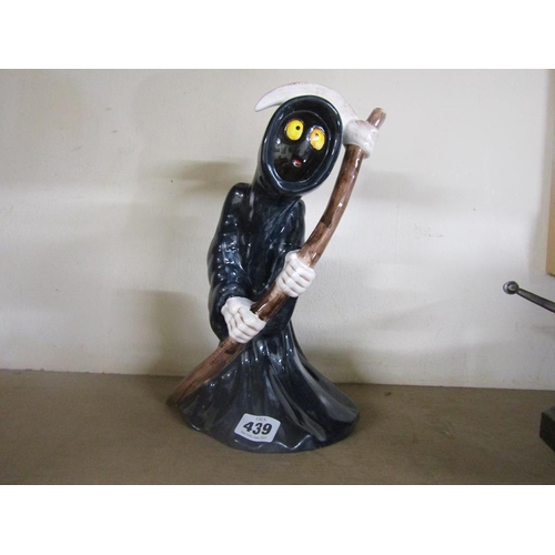 439 - CERAMIC FIGURE OF THE GRIM REAPER