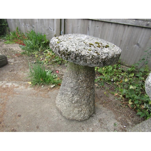 948 - CONCRETE STADDLE STONE