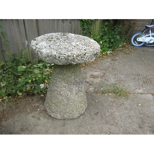 949 - CONCRETE STADDLE STONE