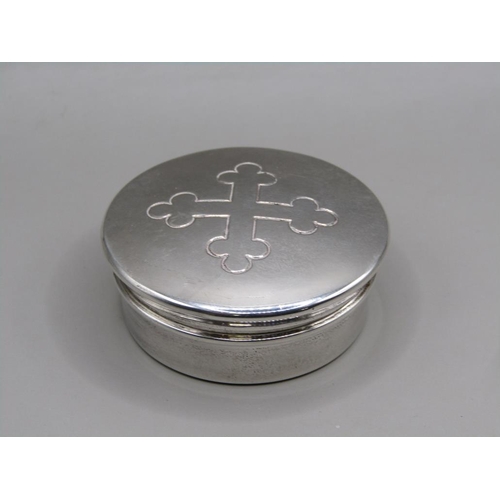 1263 - SILVER COMMUNION BOX