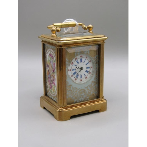 1264 - REPRODUCTION MINIATURE CARRIAGE CLOCK