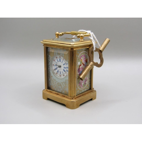 1264 - REPRODUCTION MINIATURE CARRIAGE CLOCK