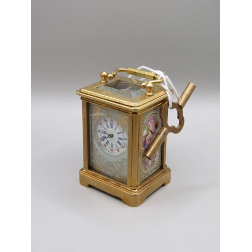 1264 - REPRODUCTION MINIATURE CARRIAGE CLOCK