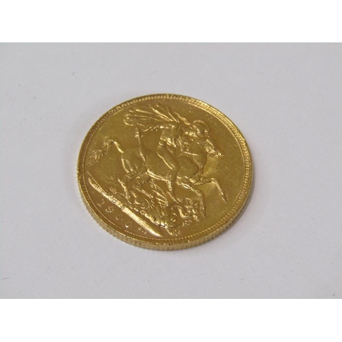 1276 - VICTORIAN GOLD SOVEREIGN DATED 1900