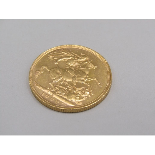 1276 - VICTORIAN GOLD SOVEREIGN DATED 1900