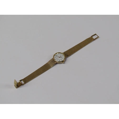 1284 - 9ct GOLD LONGINES LADIES WATCH - 21.8g TOTAL