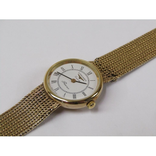 1284 - 9ct GOLD LONGINES LADIES WATCH - 21.8g TOTAL