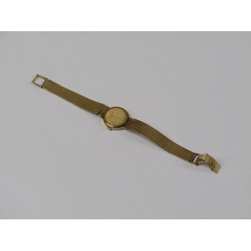 1284 - 9ct GOLD LONGINES LADIES WATCH - 21.8g TOTAL