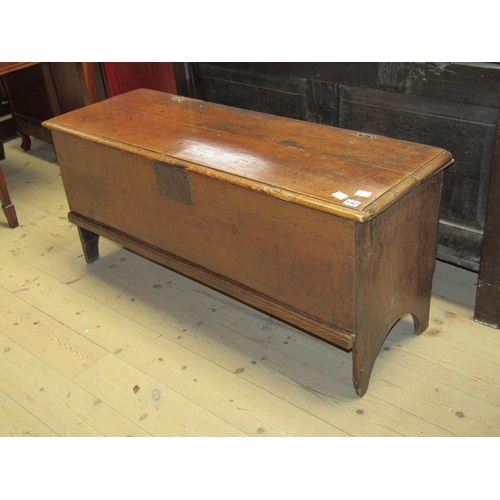 1787 - 18c FIVE PLANK COFFER