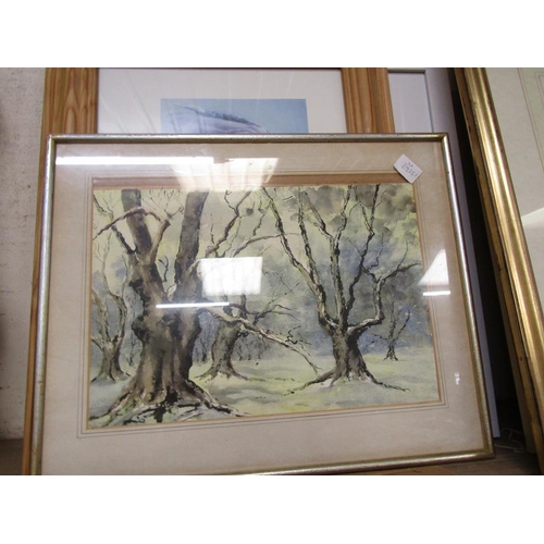 170 - QTY OF FRAMED PRINTS AND WATERCOLOURS