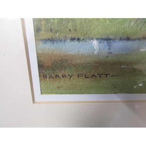 74 - TWO FRAMED WATERCOLOURS - HARRY PLATT