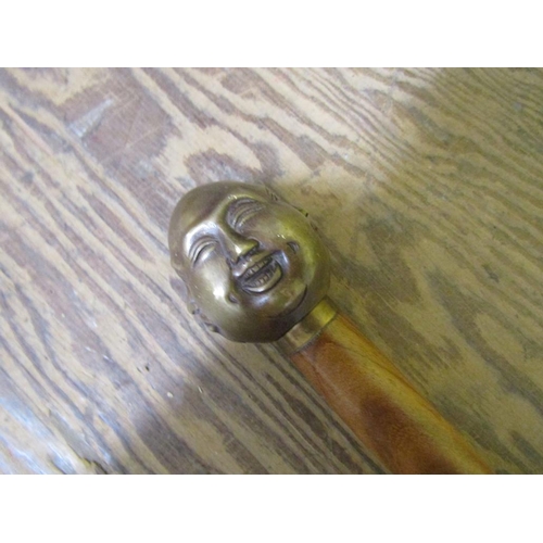 421 - BUDDAH HEAD WALKING STICK