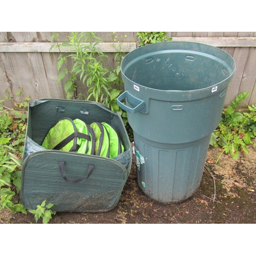 987 - GARDENING BAGS AND LARGE BIN