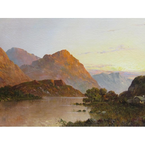 1131 - F E JAMIESON - PAIR, LOCH LOMOND & I THE TROSSACHS, SIGNED OIL ON CANVAS, FRAMED, 39.5CM X 60CM