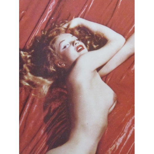 1169 - F/G COLOURED PRINT - I FEEL FREE, MARILYN MONROE