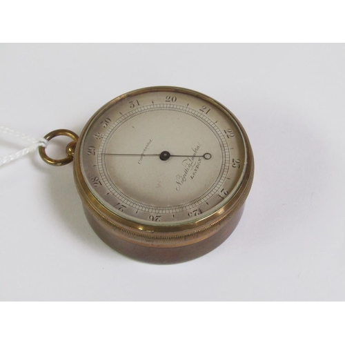 1318 - NEGRETTI AND ZAMBRA POCKET BAROMETER