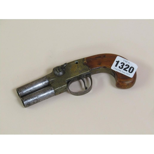 1320 - DOUBLE BARRELLED POCKET PISTOL