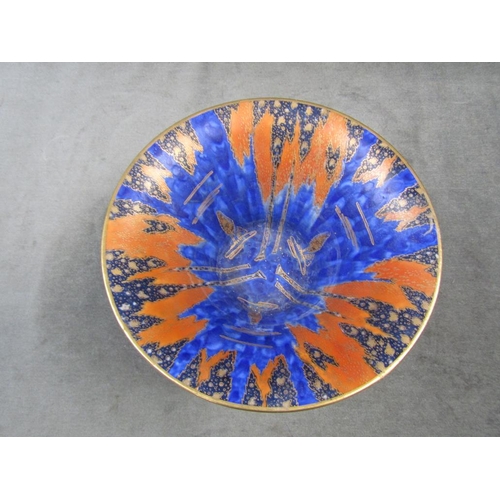 1617 - CARLTONWARE LUSTRE BOWL, A/F, 27CM DIAM