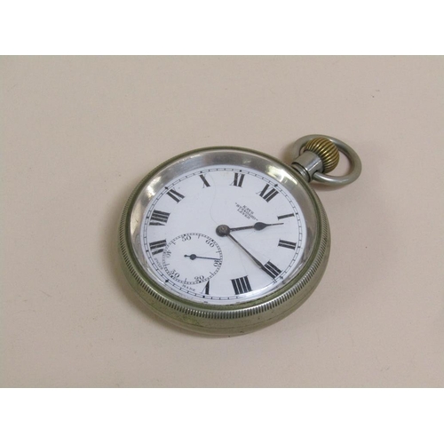 1467 - KAYES STANDARD LEVER POCKET WATCH AND A STARRETT MICROMETER