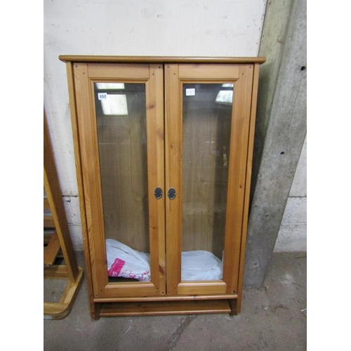 552 - PINE HANGING CUPBOARD