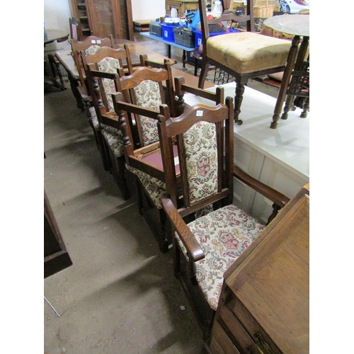 560 - SIX OLD CHARM DINING CHAIRS