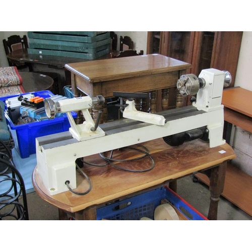 594 - LATHE AND ACCESSORIES