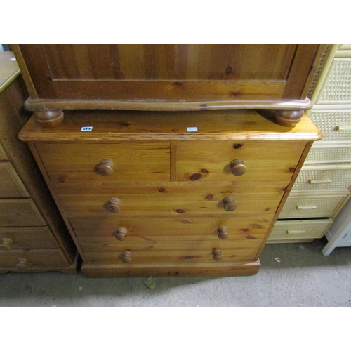 614 - MODERN PINE CHEST