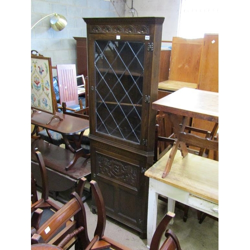 839 - REPRODUCTION CORNER CUPBOARD