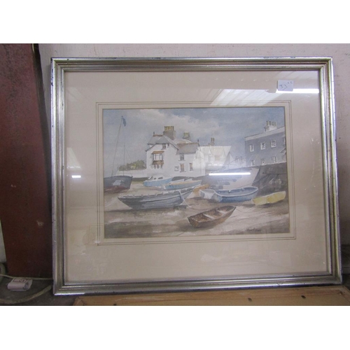 13 - TWO FRAMED WATERCOLOUR - COASTAL SCENES