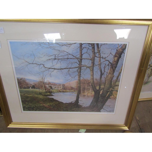 184 - FRAMED PRINT, PASTEL