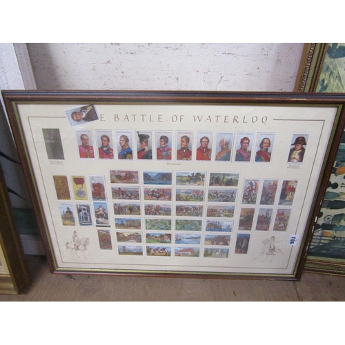 186 - FRAMED CIGARETTE CARDS